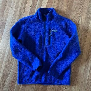 Patagonia Royal Blue Fleece Quarter-Zip Pullover